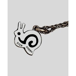 Retired James Avery Snail Pendant Necklace 925 Sterling‎ 18" Chain Box